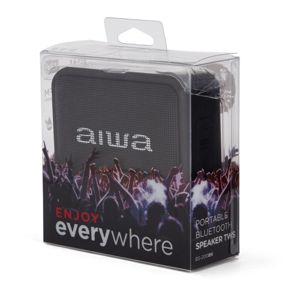 Aiwa - BS-200BK altavoz portátil Altavoz monofónico portátil Negro 6 W