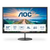 AOC - V4 Q32V4 pantalla para PC 80 cm (31.5") 2560 x 1440 Pixeles 2K Ultra HD LED Negro