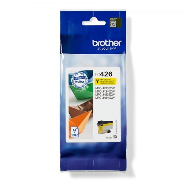 Brother - LC-426Y cartucho de tinta 1 pieza(s) Original Amarillo