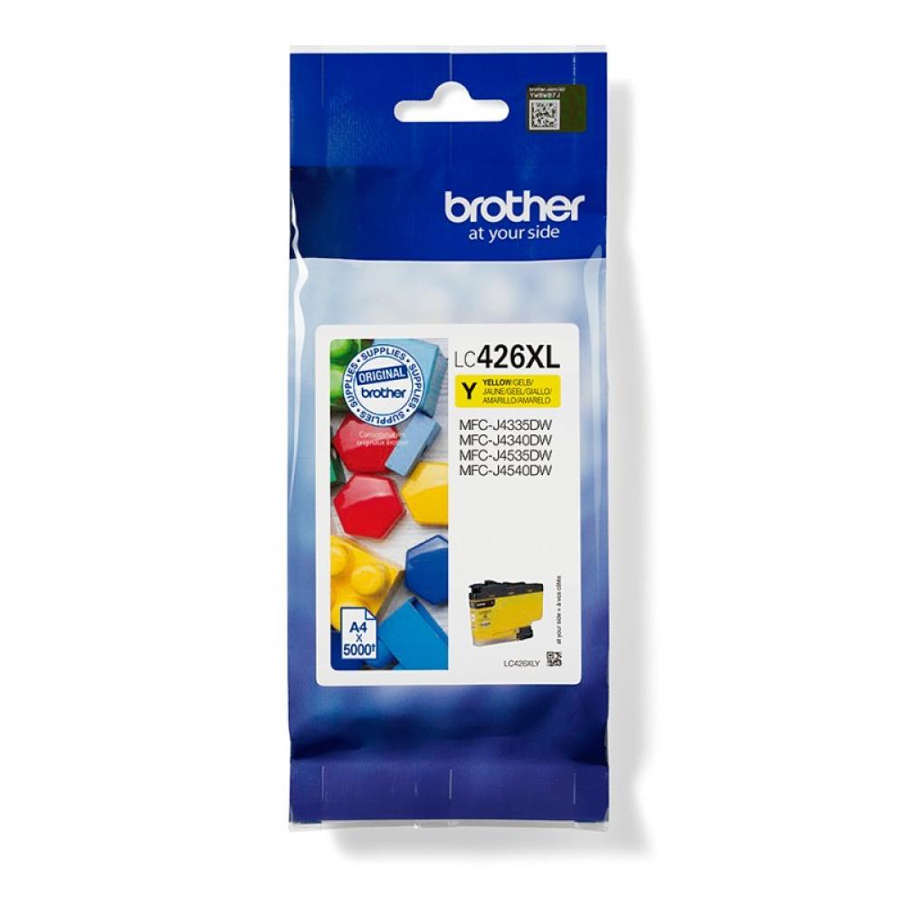 Brother - LC-426XLY cartucho de tinta 1 pieza(s) Original Alto rendimiento (XL) Amarillo