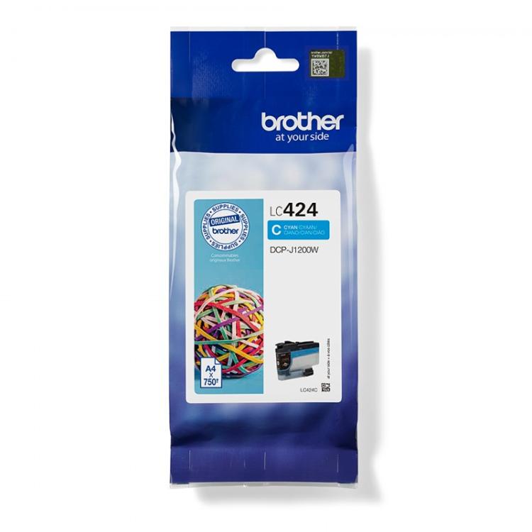 Brother - LC424C cartucho de tinta 1 pieza(s) Original Cian