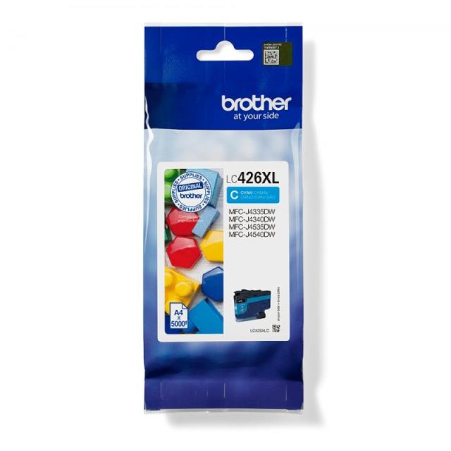 Brother - LC-426XLC cartucho de tinta 1 pieza(s) Original Alto rendimiento (XL) Cian