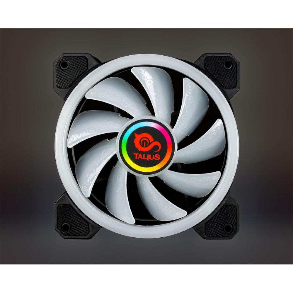 TALIUS - Ventilador caja RGB Iris Spectrum 16Led 12cm (compatible sólo con caja Tal-Cronos)