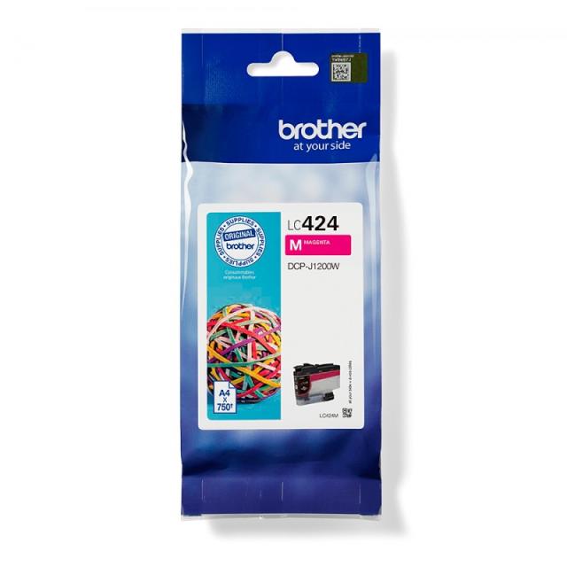 Brother - LC-424M cartucho de tinta 1 pieza(s) Original Magenta