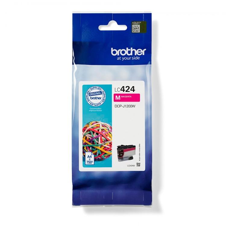 Brother - LC-424M cartucho de tinta 1 pieza(s) Original Magenta