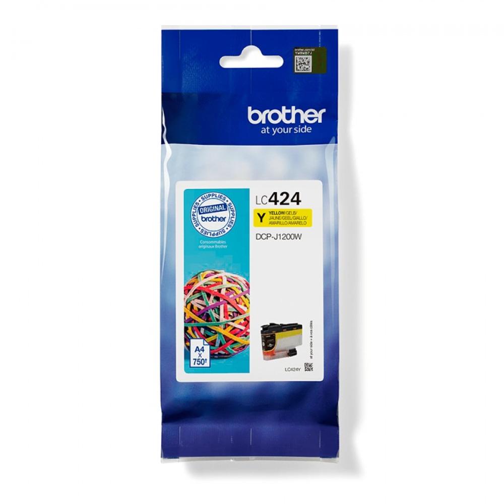 Brother - LC424Y cartucho de tinta 1 pieza(s) Original Amarillo