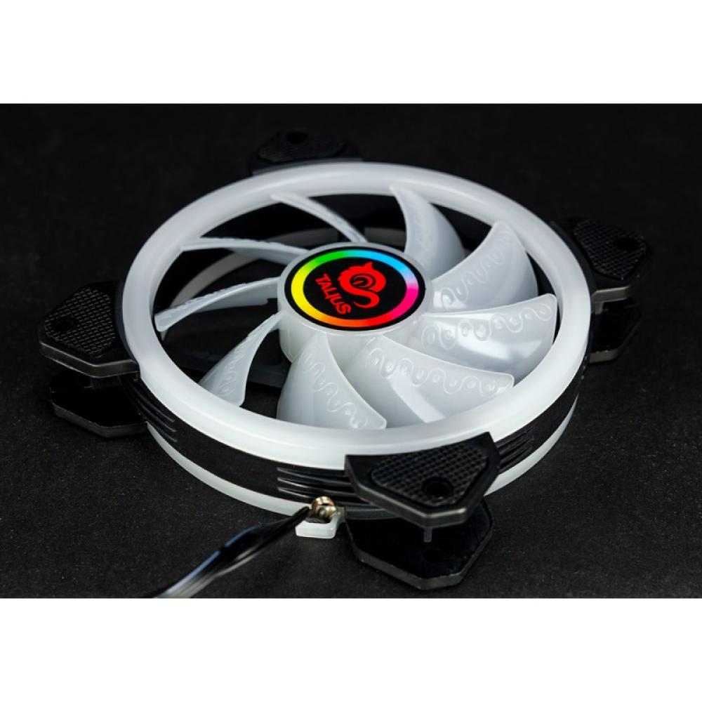TALIUS - Ventilador caja RGB Iris Spectrum 16Led 12cm (compatible sólo con caja Tal-Cronos)
