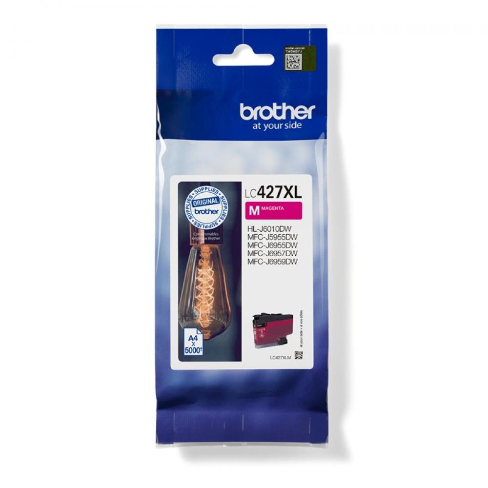 Brother - LC427XLM cartucho de tinta 1 pieza(s) Original Alto rendimiento (XL) Magenta