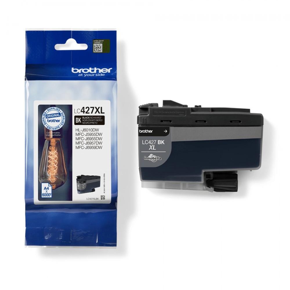 Brother - LC-427XLBK cartucho de tinta 1 pieza(s) Original Alto rendimiento (XL) Negro