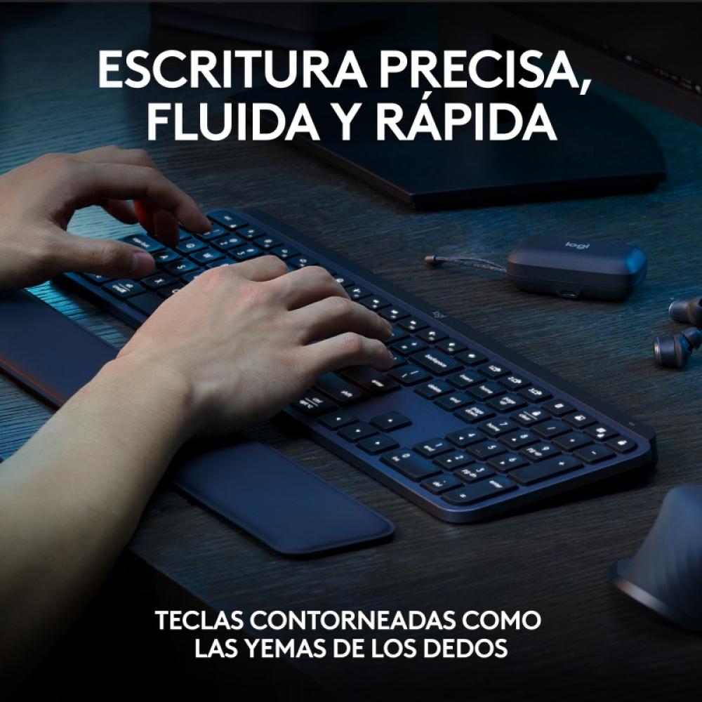 Logitech - 920-011610 teclado Ratón incluido Oficina Bluetooth QWERTY Español Grafito