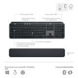 Logitech - 920-011610 teclado Ratón incluido Oficina Bluetooth QWERTY Español Grafito