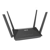 ASUS - RT-AX52 AX1800 AiMesh router inalámbrico Gigabit Ethernet Doble banda (2,4 GHz / 5 GHz) Negro