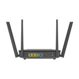 ASUS - RT-AX52 AX1800 AiMesh router inalámbrico Gigabit Ethernet Doble banda (2,4 GHz / 5 GHz) Negro