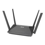 ASUS - RT-AX52 AX1800 AiMesh router inalámbrico Gigabit Ethernet Doble banda (2,4 GHz / 5 GHz) Negro