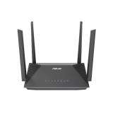 ASUS - RT-AX52 AX1800 AiMesh router inalámbrico Gigabit Ethernet Doble banda (2,4 GHz / 5 GHz) Negro