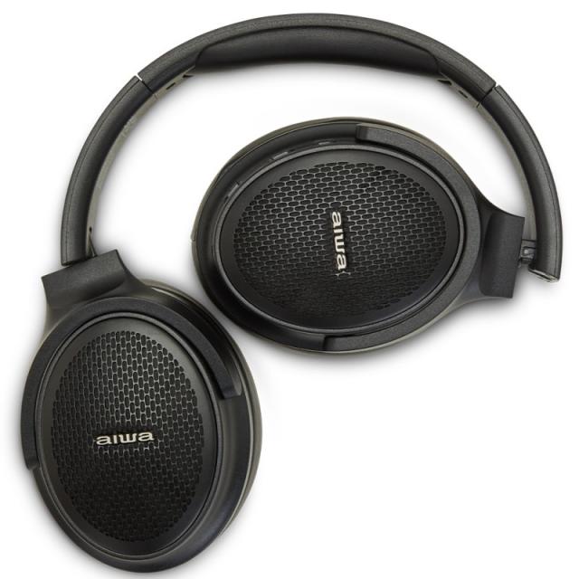 Aiwa - HST-250BT/BK auricular y casco Auriculares Inalámbrico y alámbrico Diadema Llamadas/Música MicroUSB Bluetooth Negro