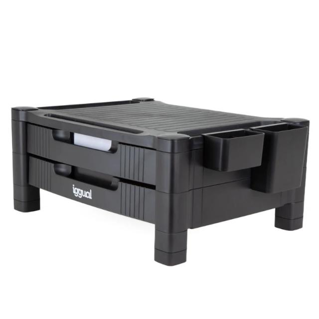 iggual - EM2C Elevador monitor 2 cajones negro