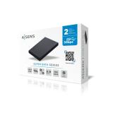 AISENS - Caja externa 2,5" ASE-2530B 9.5 mm SATA a USB 3.0/USB 3.1 Gen1, Negra