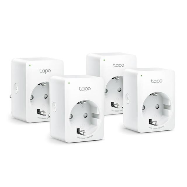 TP-Link - Tapo P100 enchufe inteligente 2300 W Blanco - P100(4-PACK)