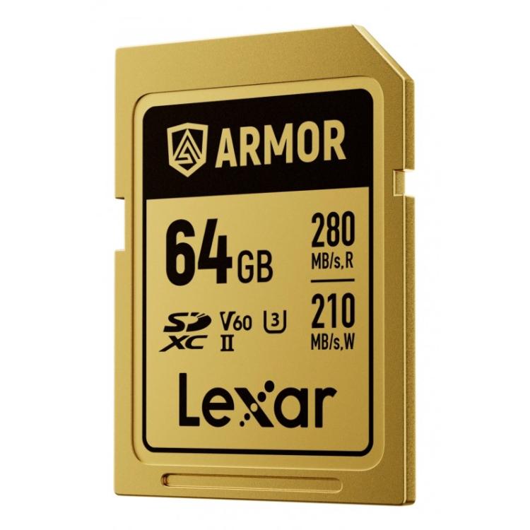 Lexar - ARMOR GOLD 64 GB SDXC UHS-II