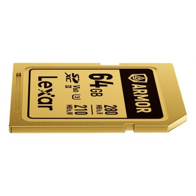 Lexar - ARMOR GOLD 64 GB SDXC UHS-II