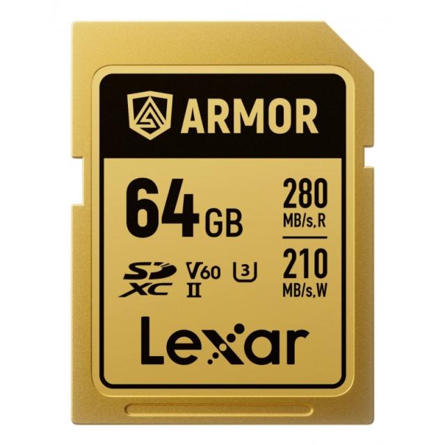 Lexar - ARMOR GOLD 64 GB SDXC UHS-II