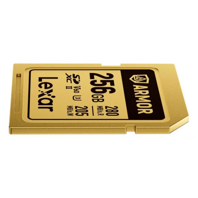 Lexar - ARMOR GOLD 256 GB SDXC UHS-II