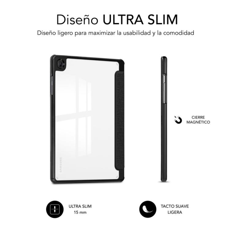 SUBBLIM - SUBCST-5SC040 funda para tablet 20,3 cm (8") Libro Negro