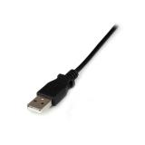 StarTech.com - Cable Adaptador 1m USB A Macho a Conector Coaxial Barrel Alimentación Corriente Tipo N 5,5mm 5V DC