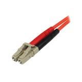 StarTech.com - Cable Adaptador de Red de 5m Multimodo Dúplex Fibra Óptica LC-ST 50/125 - Patch Duplex