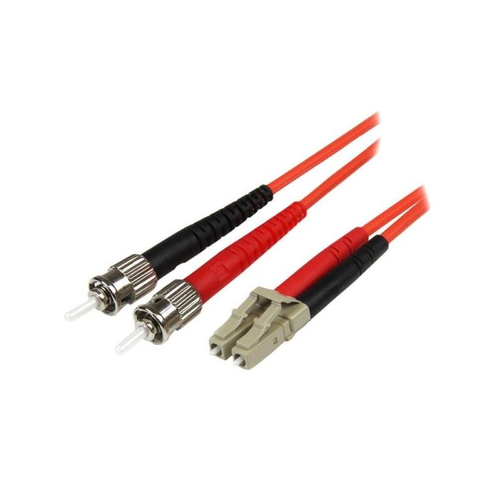StarTech.com - Cable Adaptador de Red de 5m Multimodo Dúplex Fibra Óptica LC-ST 50/125 - Patch Duplex