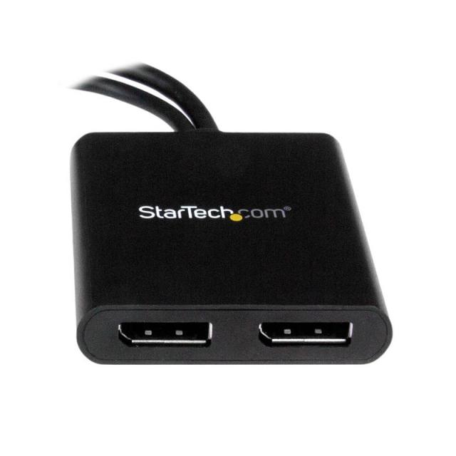 StarTech.com - Splitter Multiplicador Mini DP a 2 puertos DisplayPort - Hub MST