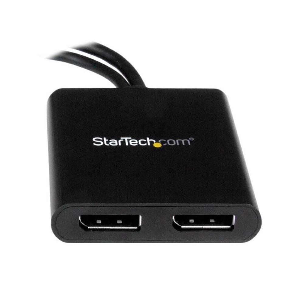 StarTech.com - Splitter Multiplicador Mini DP a 2 puertos DisplayPort - Hub MST