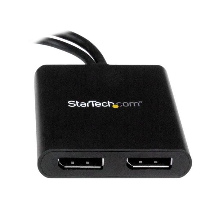 StarTech.com - Splitter Multiplicador Mini DP a 2 puertos DisplayPort - Hub MST