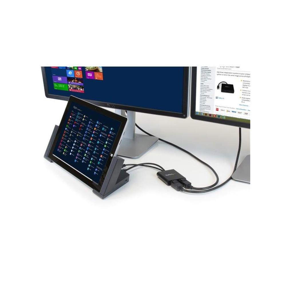 StarTech.com - Splitter Multiplicador Mini DP a 2 puertos DisplayPort - Hub MST