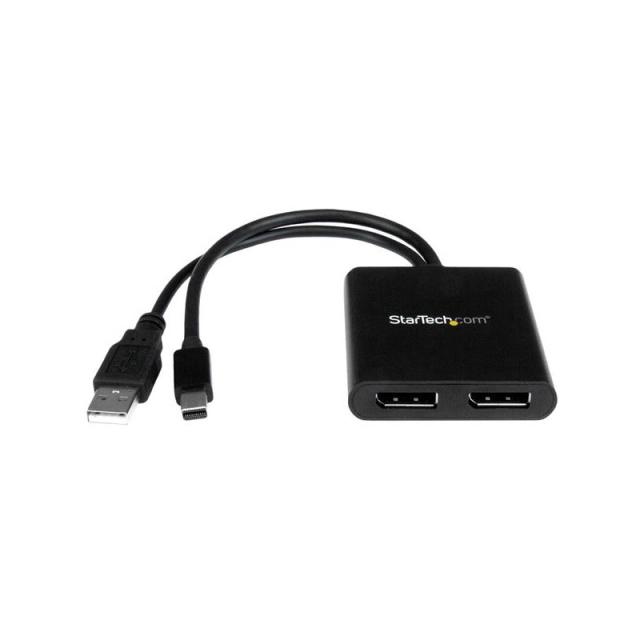 StarTech.com - Splitter Multiplicador Mini DP a 2 puertos DisplayPort - Hub MST