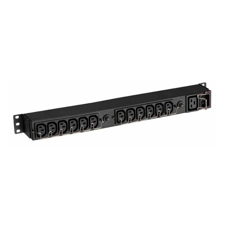 Eaton - EFLX12I unidad de distribución de energía (PDU) 13 salidas AC 1U Negro