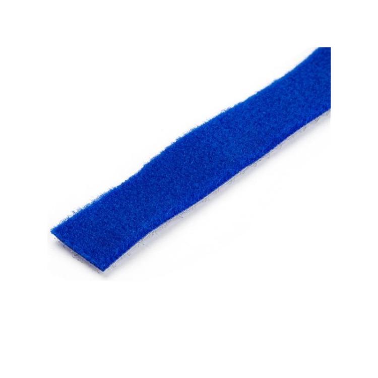 StarTech.com - Bobina de 7,6m de Gancho y Bucle - Tiras Reutilizables de Gancho y Bucle - Cinta Sujetacables - Envolt - HKLP25BL