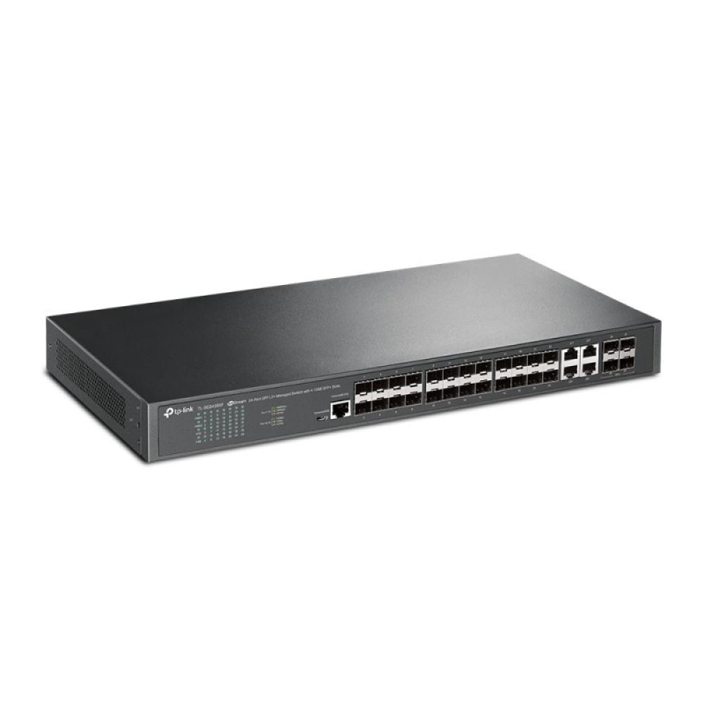 TP-Link - JetStream TL-SG3428XF switch Gestionado L2+ 1U Negro