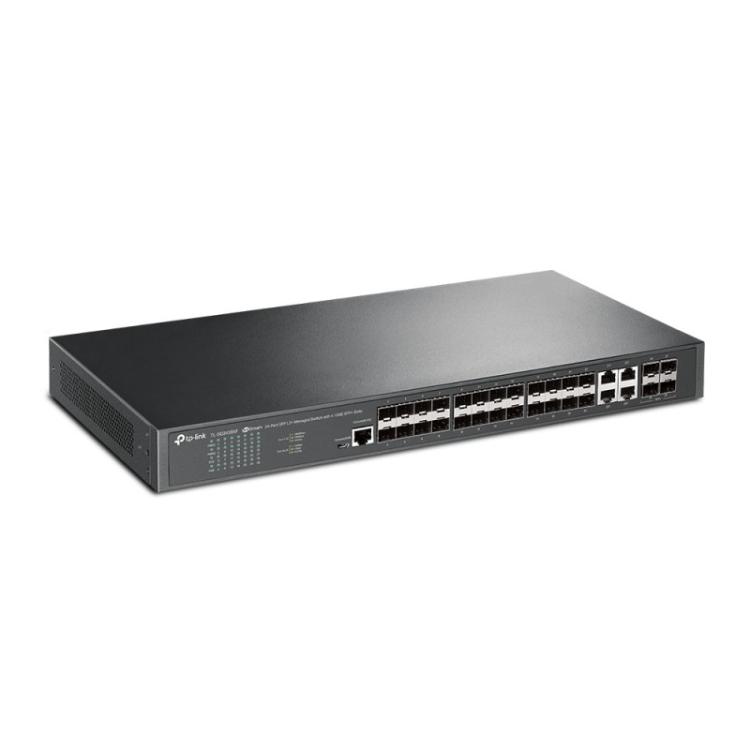 TP-Link - JetStream TL-SG3428XF switch Gestionado L2+ 1U Negro