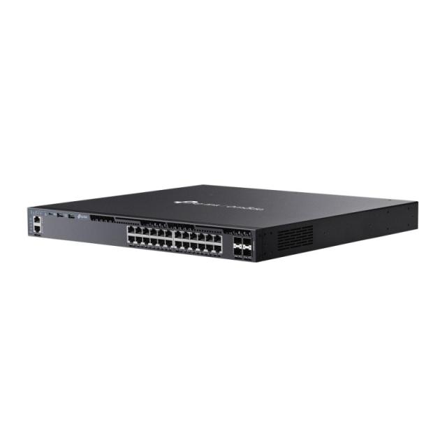TP-Link - Omada SG6428XHP switch Gestionado L3 Gigabit Ethernet (10/100/1000) Energía sobre Ethernet (PoE) 1U Negro