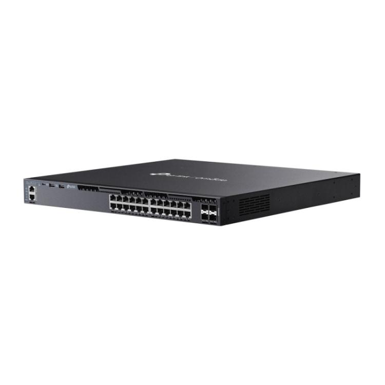 TP-Link - Omada SG6428XHP switch Gestionado L3 Gigabit Ethernet (10/100/1000) Energía sobre Ethernet (PoE) 1U Negro