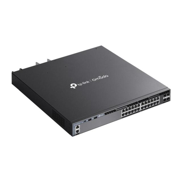 TP-Link - Omada SG6428XHP switch Gestionado L3 Gigabit Ethernet (10/100/1000) Energía sobre Ethernet (PoE) 1U Negro