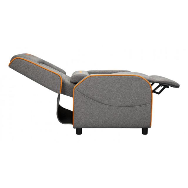 COUGAR - Ranger One Butaca para jugar Asiento acolchado tapizado Gris, Naranja
