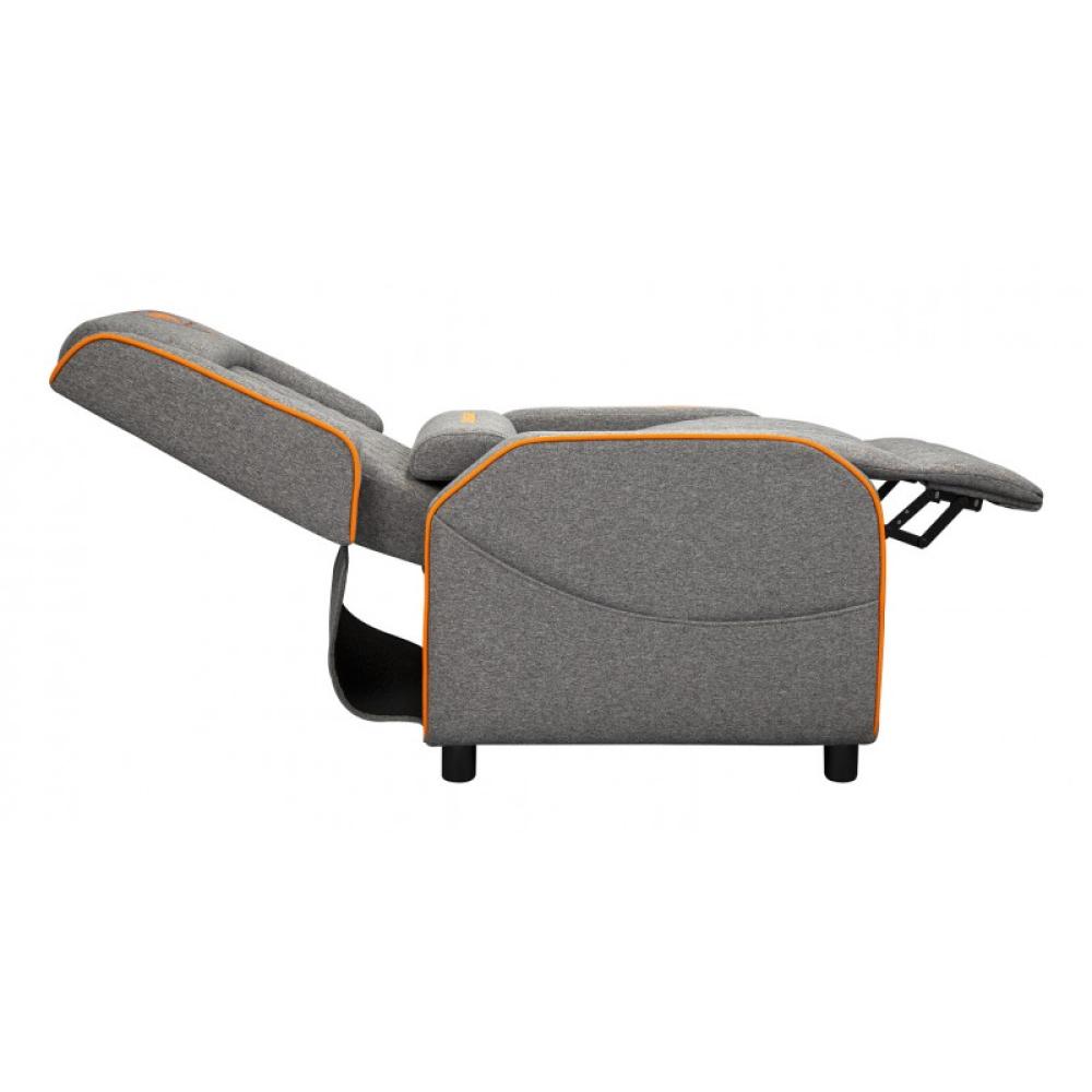 COUGAR - Ranger One Butaca para jugar Asiento acolchado tapizado Gris, Naranja
