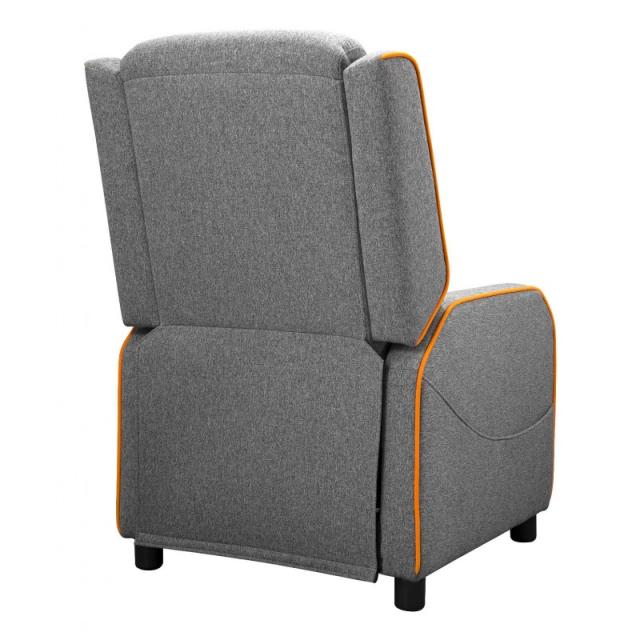COUGAR - Ranger One Butaca para jugar Asiento acolchado tapizado Gris, Naranja
