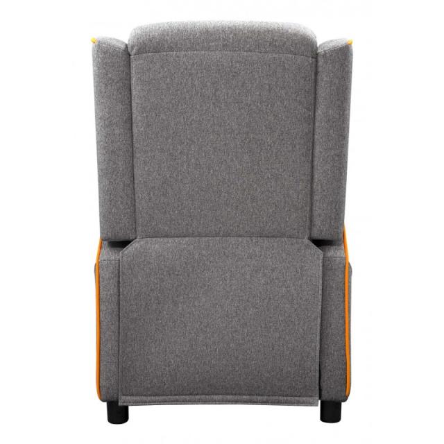 COUGAR - Ranger One Butaca para jugar Asiento acolchado tapizado Gris, Naranja
