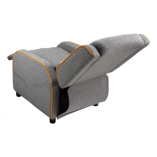 COUGAR - Ranger One Butaca para jugar Asiento acolchado tapizado Gris, Naranja