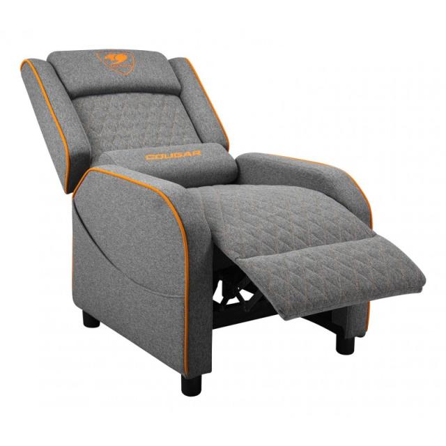 COUGAR - Ranger One Butaca para jugar Asiento acolchado tapizado Gris, Naranja