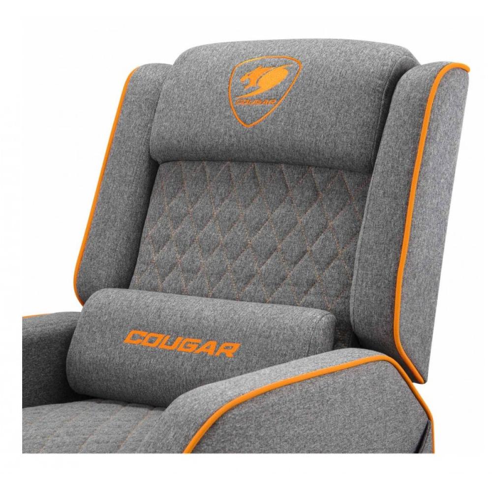 COUGAR - Ranger One Butaca para jugar Asiento acolchado tapizado Gris, Naranja